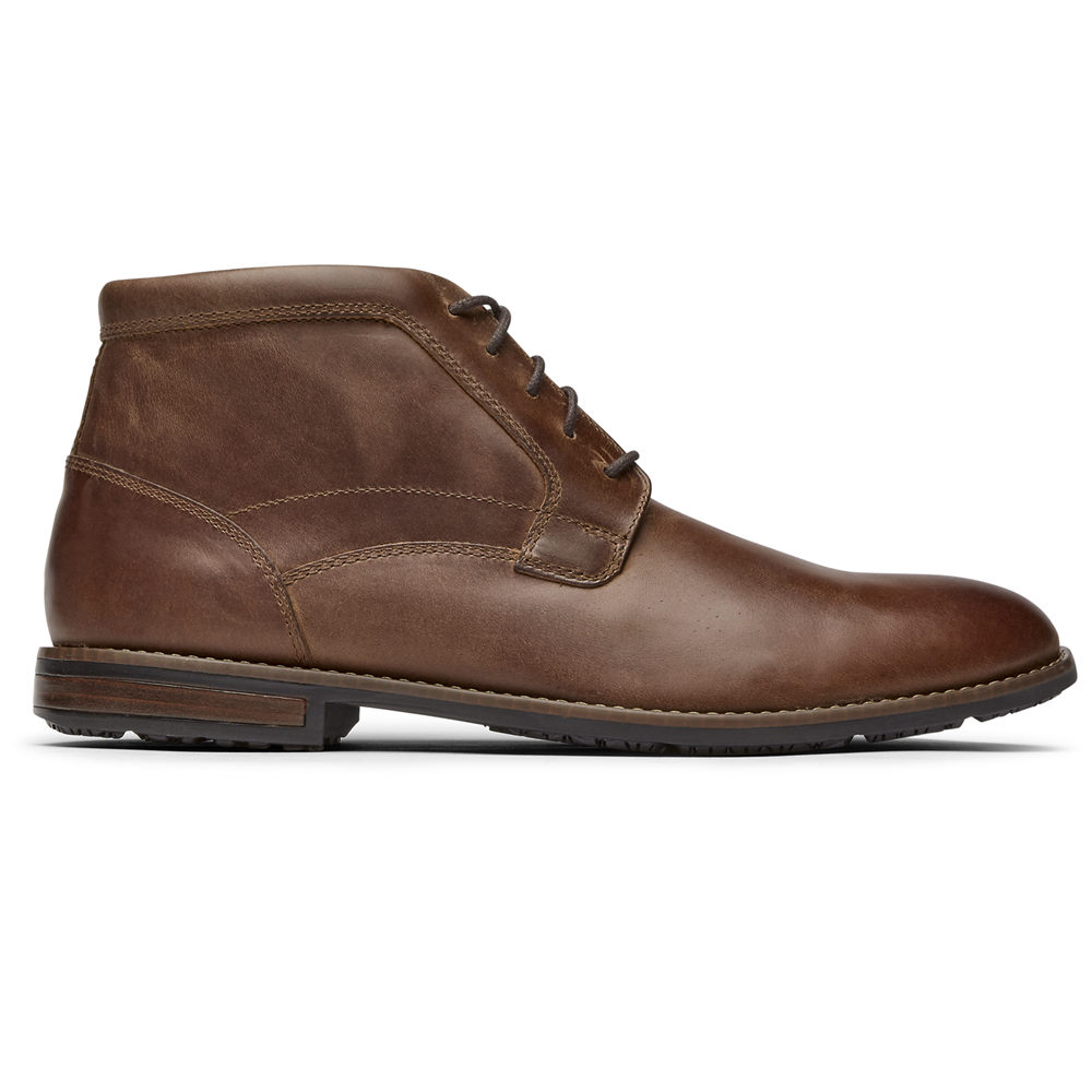 Rockport Mens Boots Brown - Dustyn Chukka - UK 531-XBLJSV